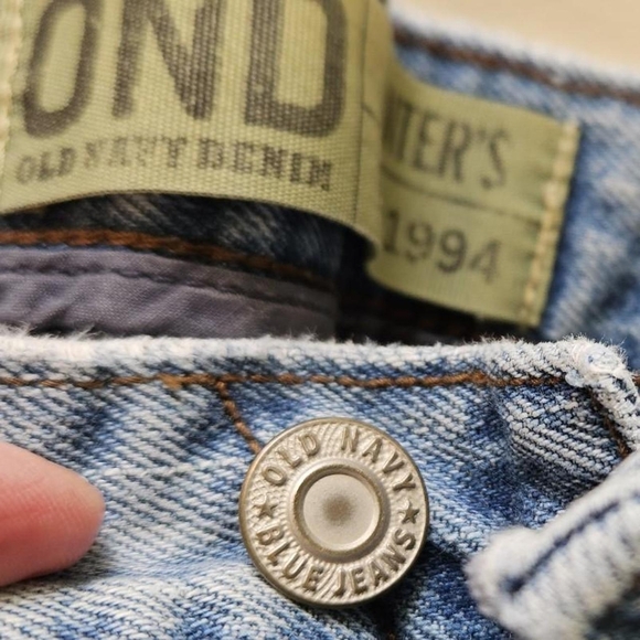 Old Navy relaxed fit mens jeans cargo painter size 34x32. 90s style - Picture 5 of 6